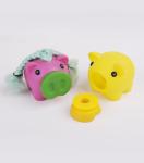 Money Saving Box Kids Piggy Banks 9P Free Eco Friendly PVC ISO Standard