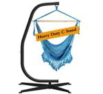 Outdoor Furniture Durable Hanging Kits and C Shape Swing Stand with Mail Packing