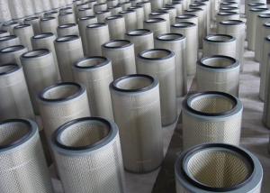 Wholesale Anti High Temp Cartridge Dust Collector , Pleated Dust Collection Cartridges from china suppliers