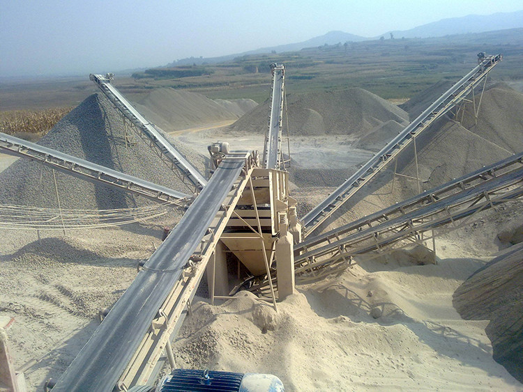 Quarry Coal Aggregates Rubber Belt Conveyor Machine