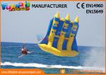 0.9mm PVC Tarpaulin Inflatable Water Toys For Adults / Lake Flying Fish Water