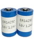 ER14250 Lithium Thionyl Chloride Battery Water Meter Alarm High Energy Battery