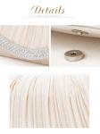 Evening Party Handbag OEM/ODM Elegant Women Hand Bags Crystal Pleated Evening