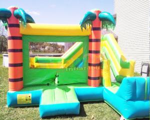 Wholesale 18OZ PVC Inflatable Bouncer Slide Castle Bounce House from china suppliers