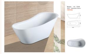 Wholesale Modern Bathtub,Acrylic bathtub white color,seamless Bathtub. HK-7046 Size:180X80X62CM from china suppliers