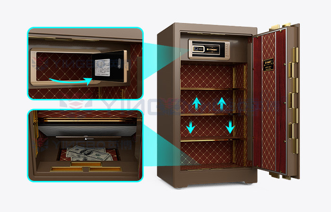 Biometric Fingerprint Lock Luxury Safe Box Smart For Bank Security YB/ZY-100