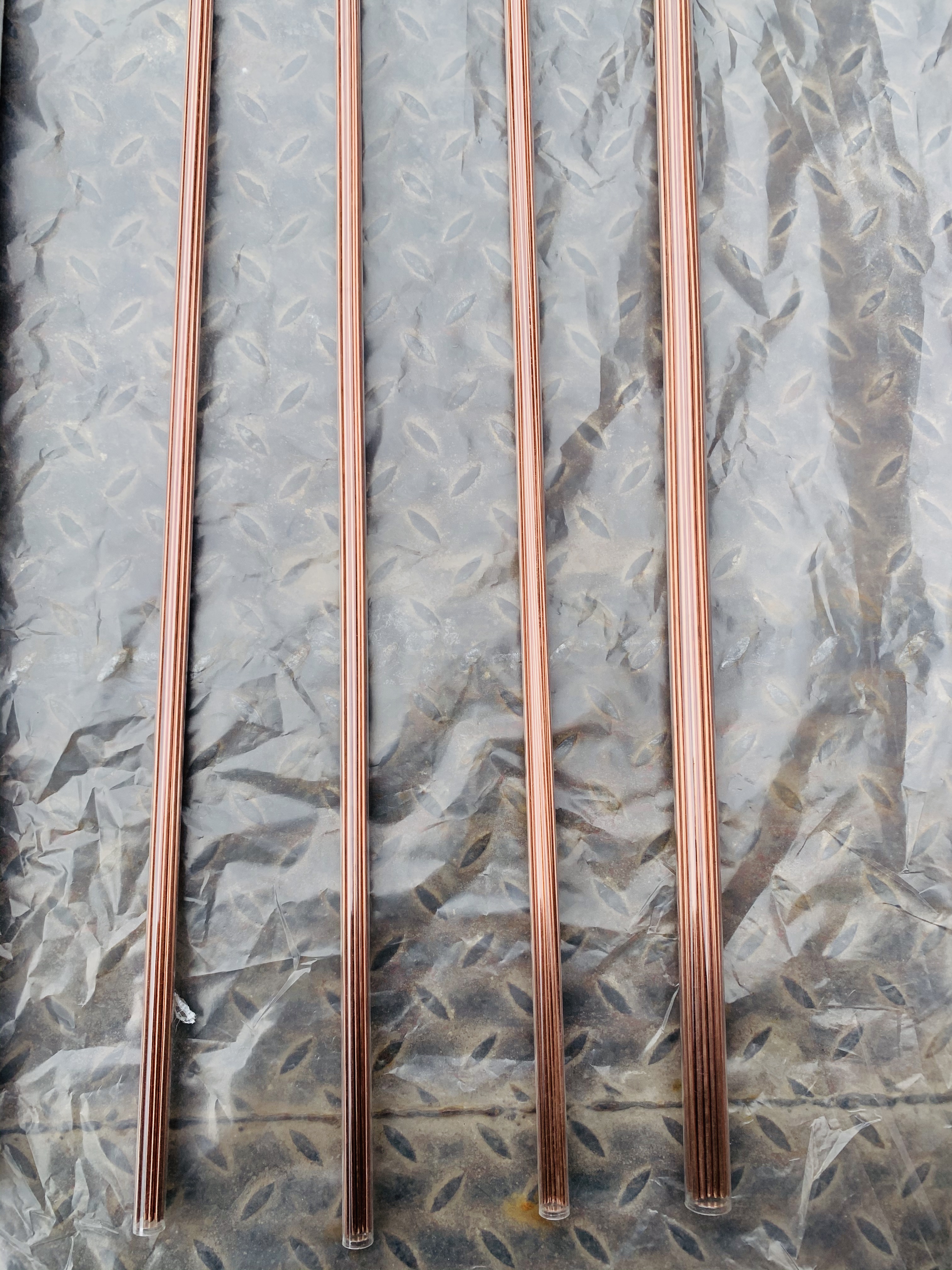 1.6mm*1000mm ER70S-2 Copper Welding Wire Brazing Filler Metal Welding Rods for Joints