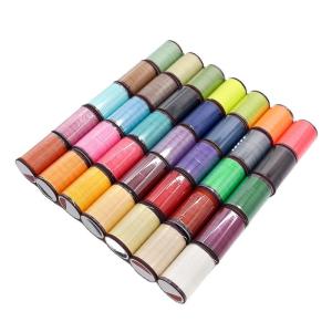 Wholesale High Tenacity 500D/3 Yarn Count Sewing Waxed Thread for Leather Bag and DIY Bracelets from china suppliers