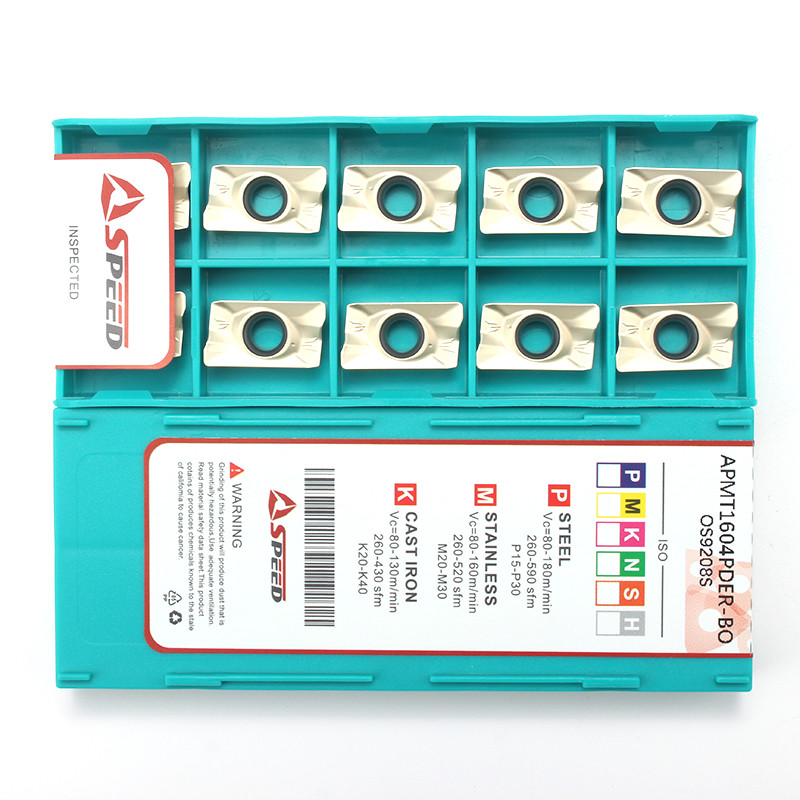 Speed Tungsten Carbide Milling Inserts APMT1135 APMT1604 CNC Milling Tool