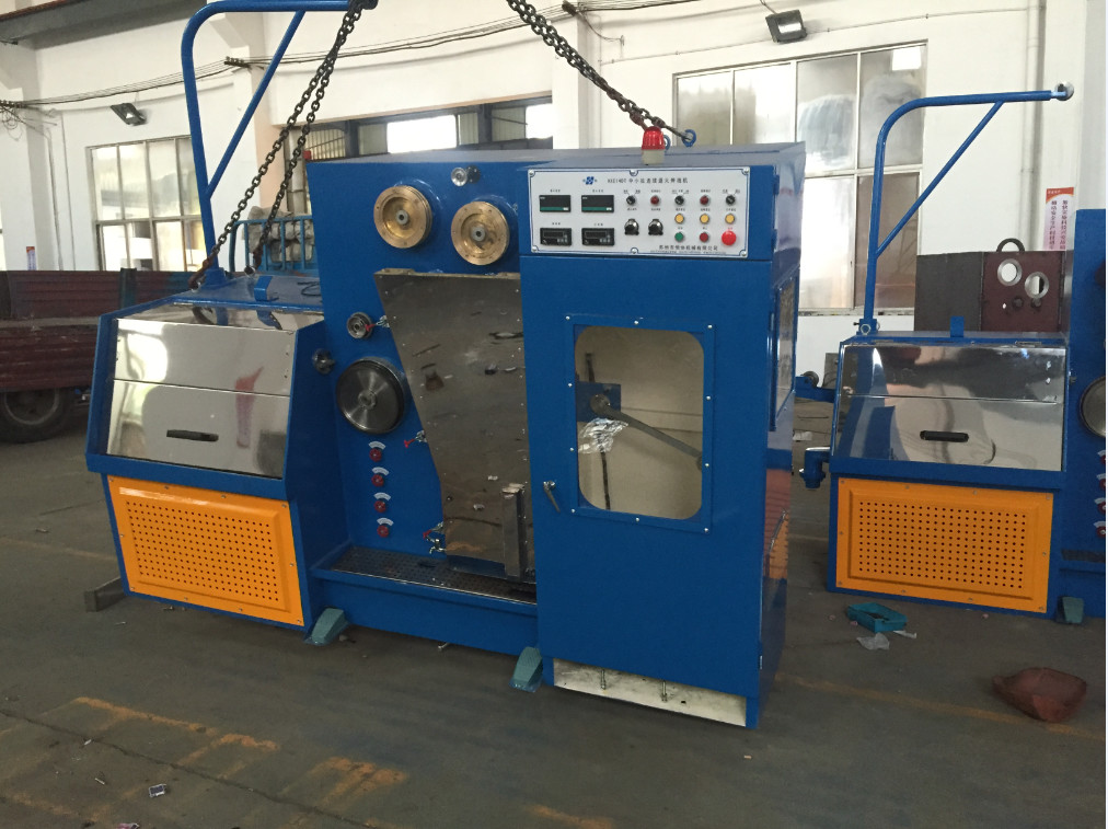 15KW High Speed Wire Drawing Machine , Copper Wire Making Machine With Annealer
