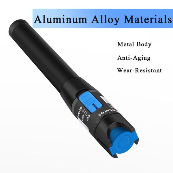 5MW Visual Fault Locator Fiber Optic Cable Tester Strong Red Light Beam