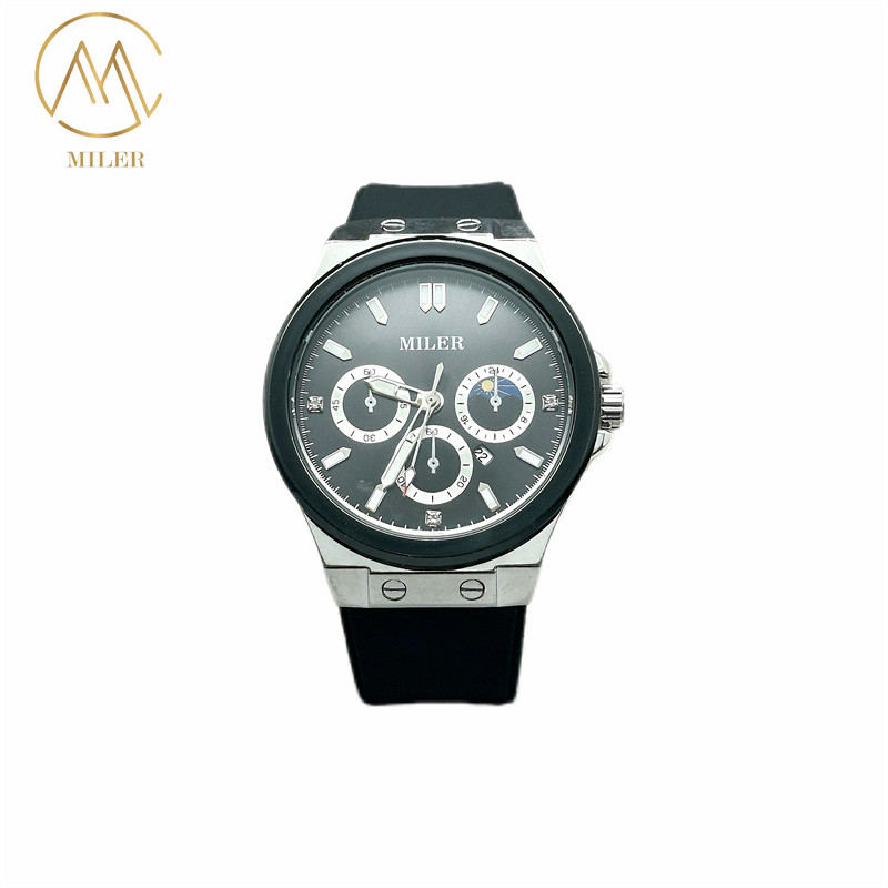 30ATM Water Resistant Classic Wrist Watches Mineral Dial Date Display Luminous Hands Watch