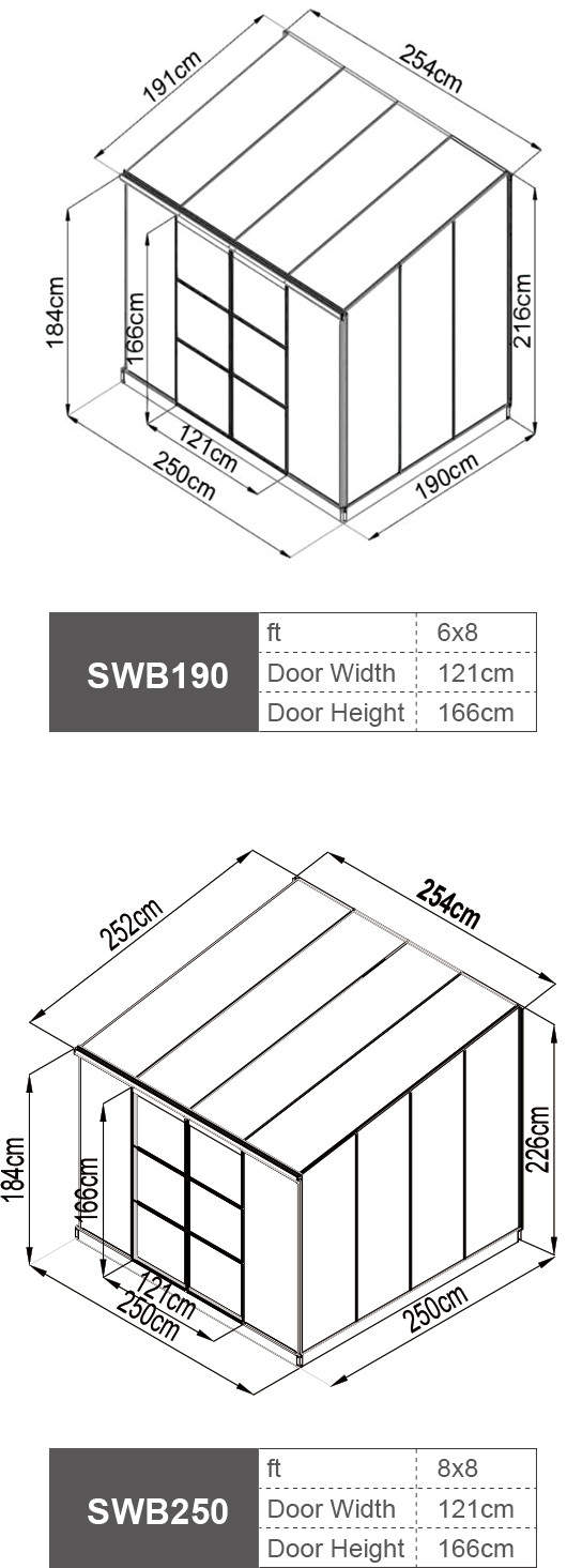 UV Protecting PVC Frame Greenhouse , 8x8 6x8 Polycarbonate Greenhouse