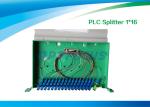High Reliability Fiber Optic Splitter 1 In 16 Out / 1260nm 1650nm PLC Splitter