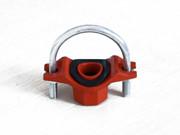 Wholesale Industrial Ductile Iron Pipe Fittings Grooved U Bolted Ductile Iron Saddle from china suppliers