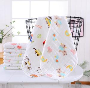 Wholesale Anti Mite Deodorant Fiber Swaddle Gauze Fabric Three Layers Any Color from china suppliers