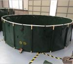 7000L Non-Corrosive Tarpaulin Fish Tank , Long Life Diy Fish Pond Collapsible
