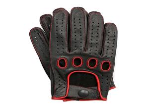 Wholesale Black Leather Driving Gloves Mens , Luxury Mens Outdoor Work Gloves from china suppliers