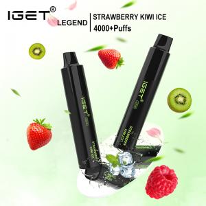 Wholesale IGET Legend 5% Nic 1350mah Disposable Vape Device Strawberry Kiwi Ice Flavors from china suppliers