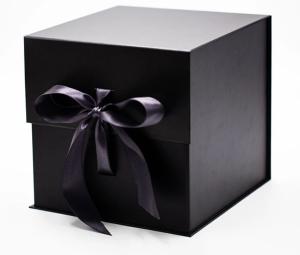 Wholesale Eco Friendly Cardboard Packing Boxes Foldable Magnetic Closure Gift Box With Ribbon from china suppliers