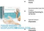 2pcs Per Pack Folded Gloves Biodegradable Gloves Disposable Food Grade Gloves