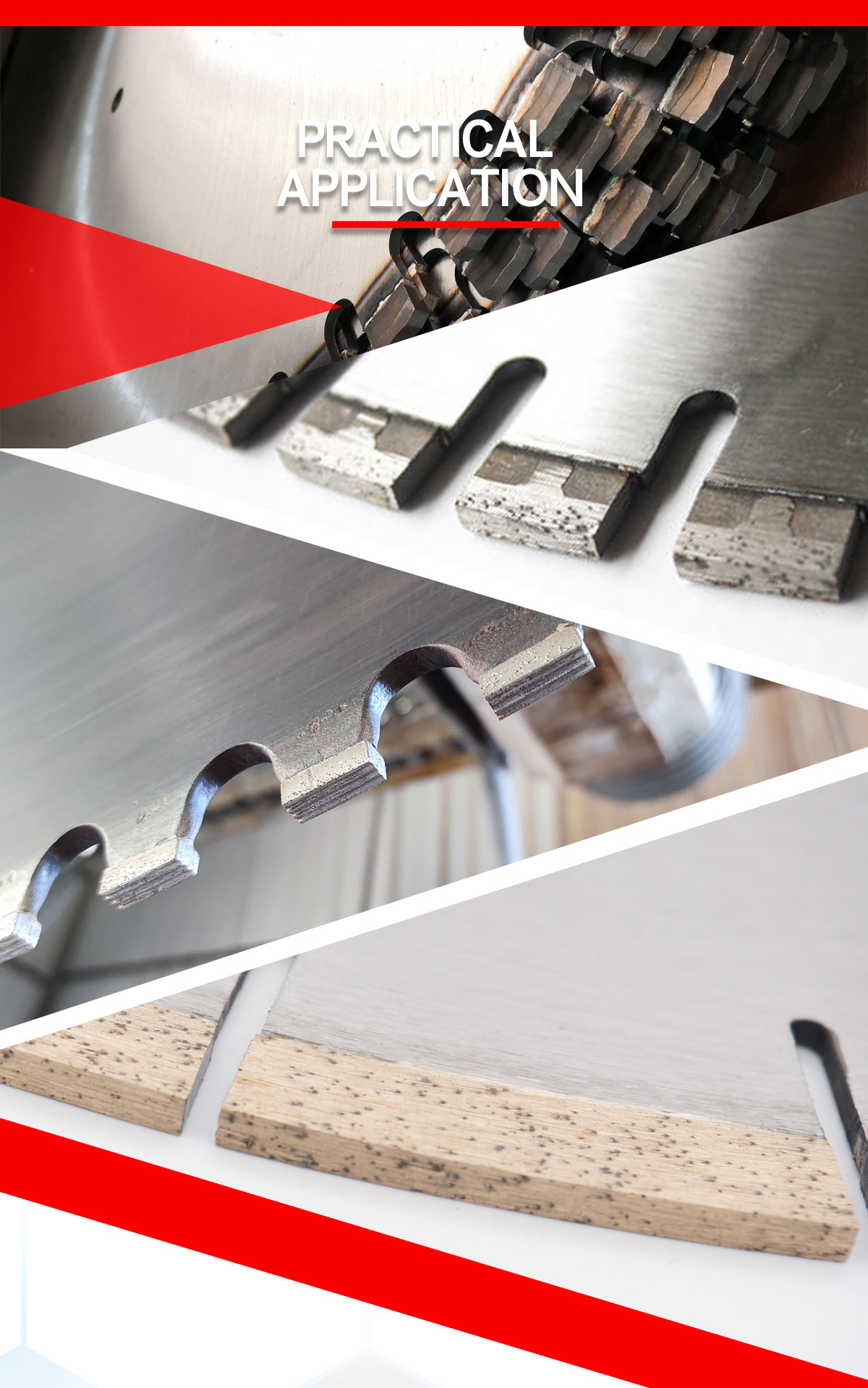 900 mm 1200 mm Single Blade Fast Cut Diamond Tips for Marble Block Cutting Unbeatable
