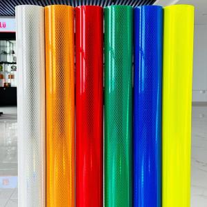 Wholesale Fluorescent Neon Yellow Green Diamond Grade Retroreflective Sheeting Material from china suppliers