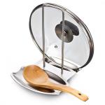 Kitchen Organizer Stainless Steel Pot Lid Rack Sustainable