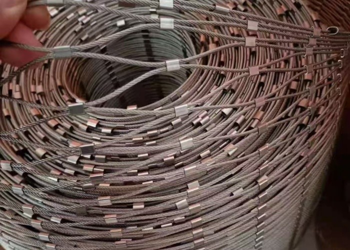 304 Stainless Steel Aviary Rope Netting 1.5mm Aviary Mesh For Chickens