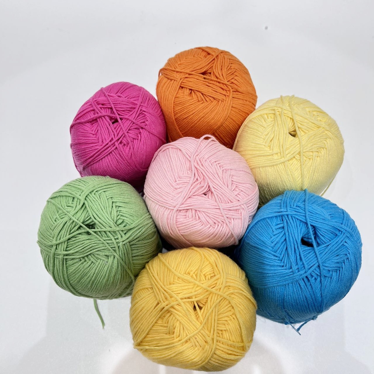 Baby Hand Arm Knit Yarn Mercerized Cotton Yarn Crochet 100% Cotton