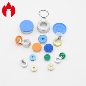 Wholesale 13mm 20mm 32mm Pharma Crimp Top Aluminum Plastic Tear Off Cap from china suppliers