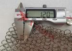 SS304 SS316 Chain Mail Scrubber Round Square Shape For Kitchen Cleaning