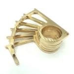 Mini Precision Brass CNC Turning Parts Aluminum Stainless Steel Turned Parts