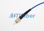 FC Fiber Optic Patch Cord With G657A1 Fiber , LSZH Armored Fiber Patch Cable