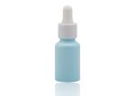 Bluish Color Coating Essential Oil Dropper Bottles White Ceramic Bottle 30ml
