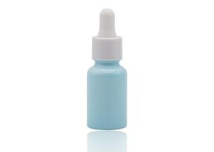 Wholesale Bluish Color Coating Essential Oil Dropper Bottles White Ceramic Bottle 30ml from china suppliers