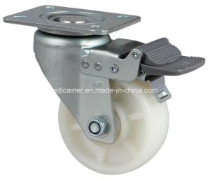 Wholesale Industrial Equipment 4&quot; 250kg Plate Brake Tpa Caster Wheel 6724-26 with Zinc Plated from china suppliers