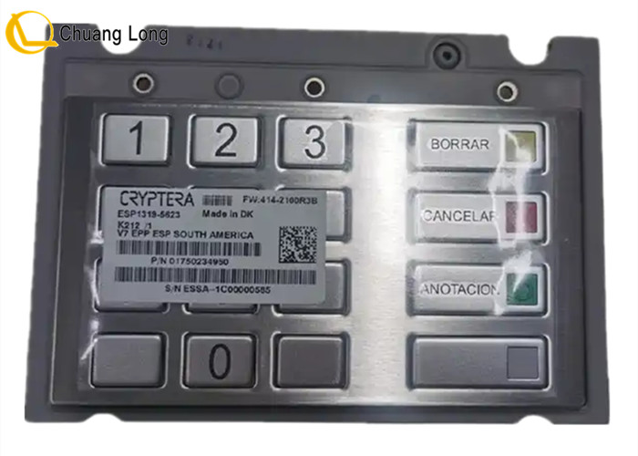 ESCROW EPP ATM Parts Diebold Nixdorf DN V7 EPP Keyboard Keypad Pinpad 01750234950 1750234950