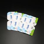 75.5mm Yogurt Foil Lids Anti Acid 0.038mm Die Cut Square Lids