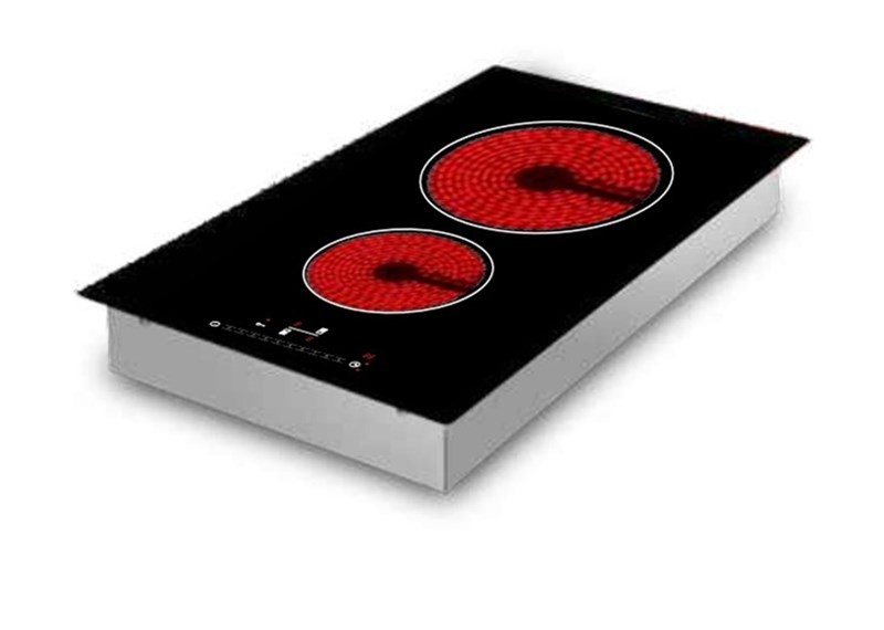 Domino Child Safety Lock 28Amp 2 Burner Ceramic Cooktop