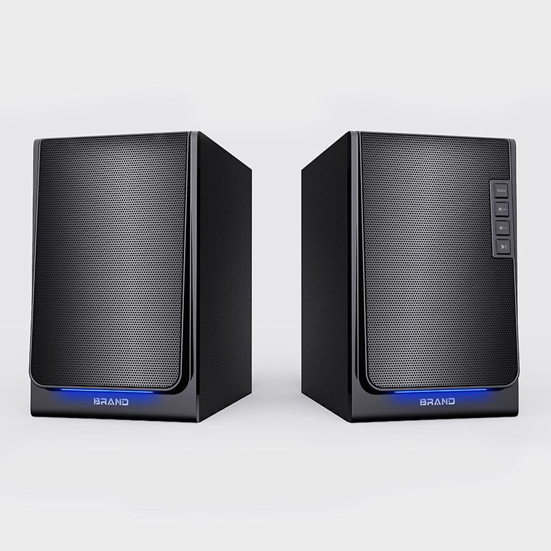 2.0 Bluetooth Bookshelf Tv Speakers 40W Compact Bookshelf Speakers