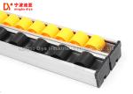 Industrial Plastic Roller Track Cold Welded White / Yellow Color For Production