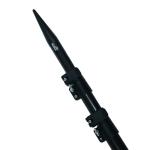 20FT Carbon Fiber Outrigger Offshore Fishing Retractable Outriggers Glossy Black