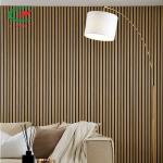 Apartment Vertical Wood Slat Wall Timber 600x1200mm Sound Absorbing