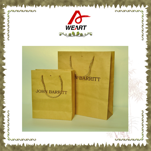 Gift / Shopping Personalised Paper Carrier Bags With Twisted Handle