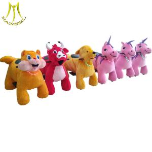 Wholesale Hansel hot china playground children games stuffed animal ride on toys from china suppliers