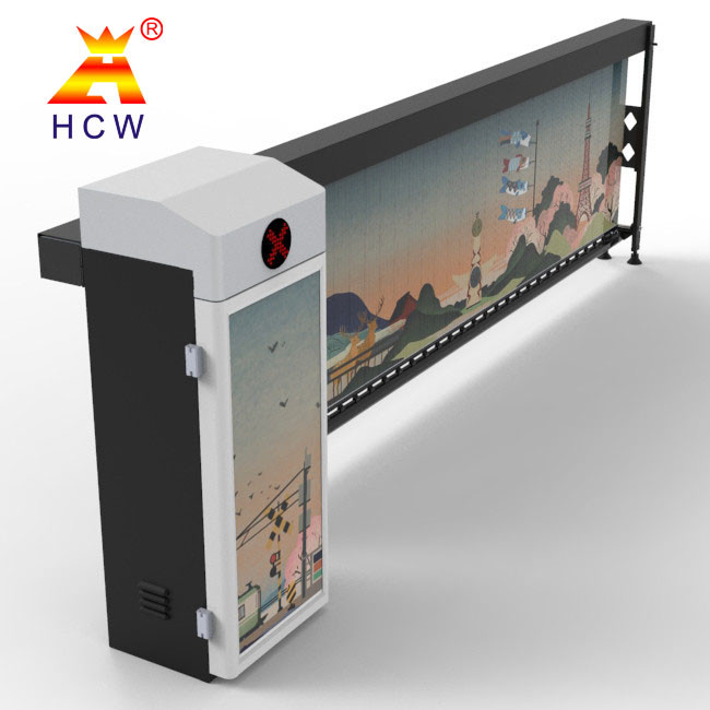 Advertising Security Boom Gate Automatic Car Park Barriers 160W