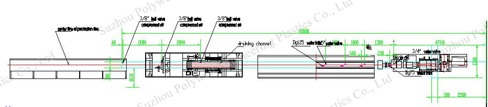 PVC Door Frame Window Profile Extrusion Production Line Plastic Wood WPC PVC Window Door Frame Making Machine