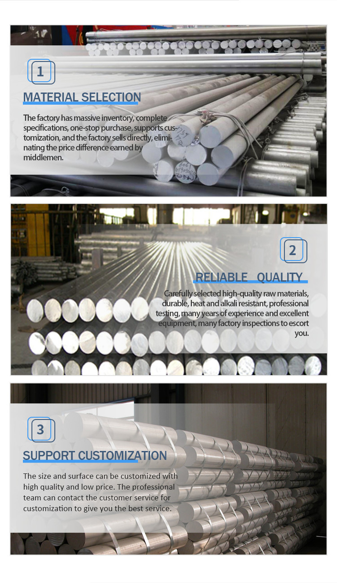 40mm 6061 Aluminum Alloy Bar Rod Metal Shaft Solid Round 150 200 250 300mm