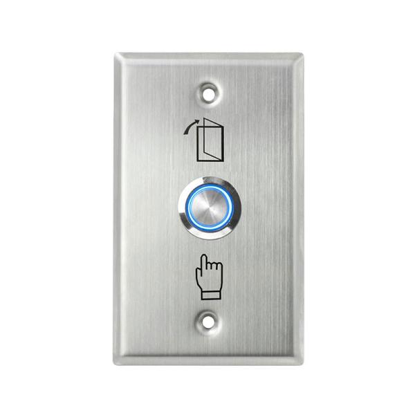 HS70L ANSI 115*70mm Thin faceplate Stainless Steel Push Button,Output NO/NC/COM